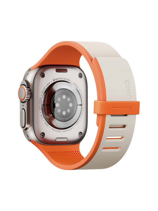 Uniq Revix Iv Premium Apple Watch 49 46 45 44mm Edition Reversible Magnetic Watch Strap Gray-Orange Uniq Revix Iv Premium Apple Watch 49 46 45 44mm Edition Reversible Magnetic Watch Strap Gray-Orange