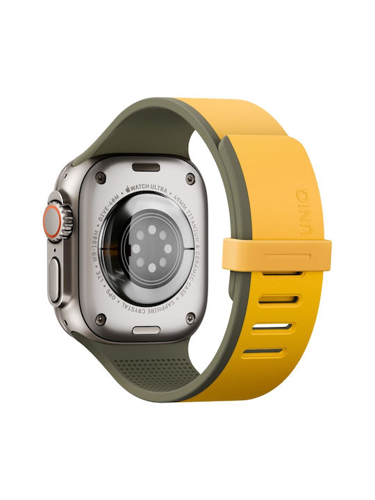 Watch Strap Uniq Revix Iv Premium Apple Watch 49 46 45 44mm Edition Reversible Magnetic Yellow-Green
