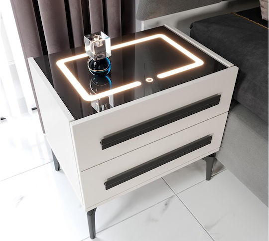 Stewehome Спален Комплект 5 Бройки Сив Модерен И Елегантен Дизайн 160x200см