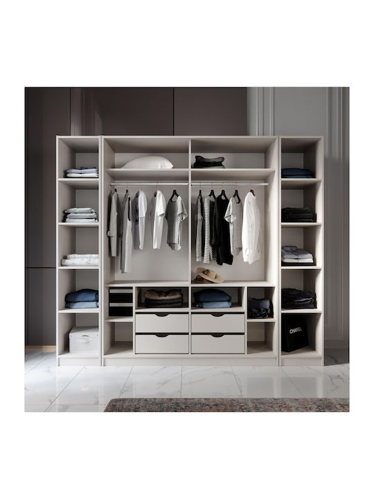 Stewehome Set Mobilier Pentru Dormitor Gri Modern Design 6 Bucăți 160x200cm