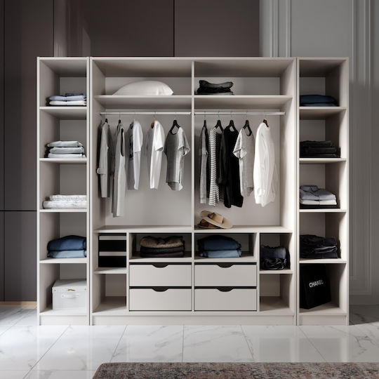 SteweHome Schlafzimmermöbel-Set Grau Moderner Design 6 Stück 160x200cm