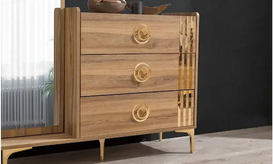 SteweHome Schlafzimmermöbel-Set 5 Stück Karydi Modernes Design Stauraum 160x200cm