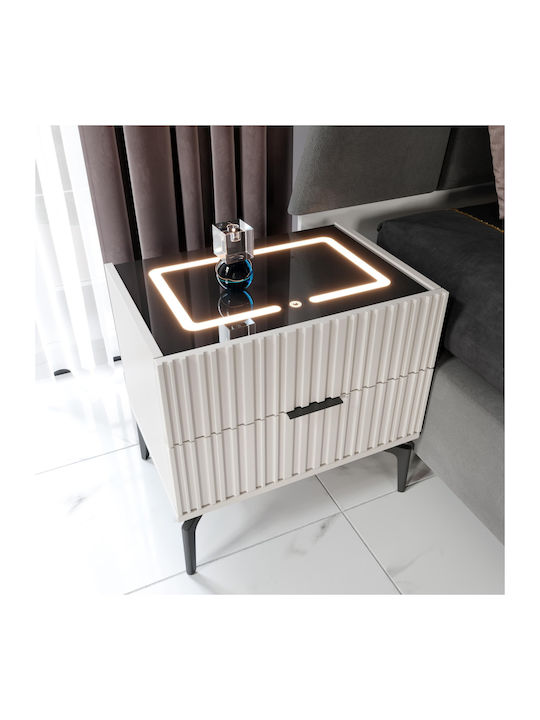 Stewehome Set Mobilier Pentru Dormitor Gri Modern Design 6 Bucăți 160x200cm