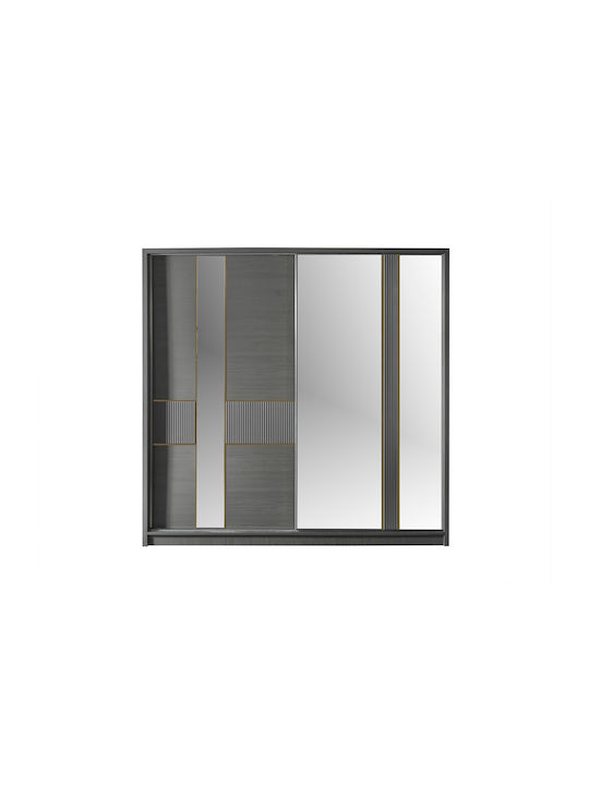 Stewehome Set De Mobilier Pentru Dormitor 5 Bucăți Gri 160x200cm