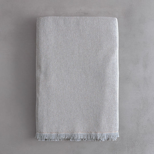 Rythmos Reve Sesselüberwurf Jacquard 180x160cm Braun-Grau
