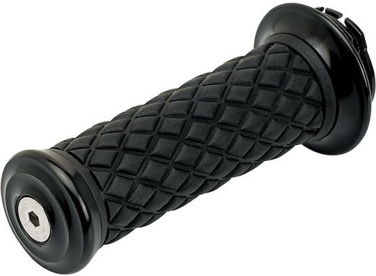 Biltwell Motorradlehenker Griffe Harley Davidson 1" Durchmesser Lenker Alumicore Griffe Schwarz