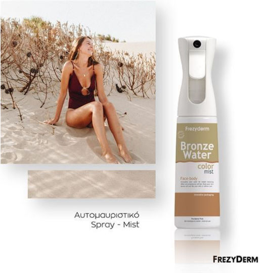 Frezyderm Bronze Water Color Self Tanning Mist for Face and Body 300ml