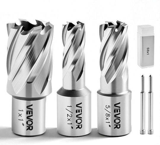 Vevor Set 5 HSS Drills for Metal and Masonry