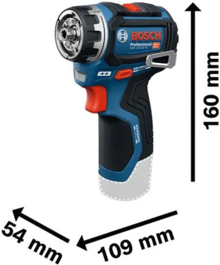 Bosch GSR 12V32 FC Angle Battery Brushless Drill Driver 12V 2x2Ah