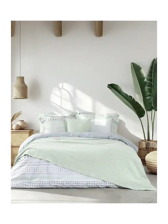 Nima Pique Blanket Double 220x240cm Green