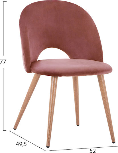 Столове За Трапезария Sadie 52x49x77см 2 Бройки Сиво-Зелено