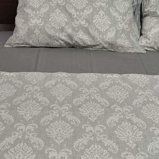 Royal Σετ Υπέρδιπλο 4τμχ 240x270εκ. Royal Damask Grey