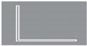 Joint Cover Profile for Steps G 24x20cm X 2.5m Aluminium