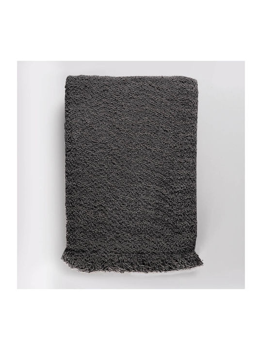 Rythmos Beckett Ριχτάρι Διθέσιου Καναπέ Chenille 180x240εκ. Dark Gray 117-105-021