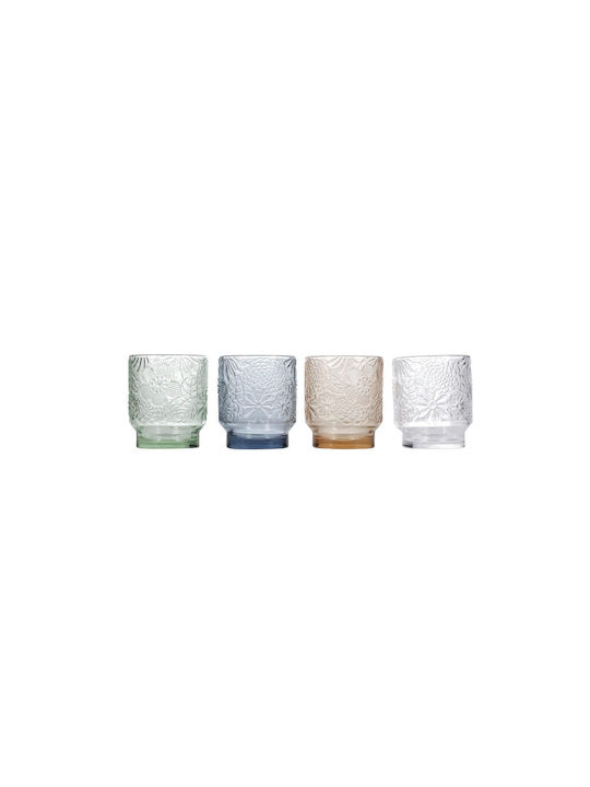Salt & Pepper Salt & Pepper Wasserbrillen aus Glas in Grün Farbe 300ml 4 Stück