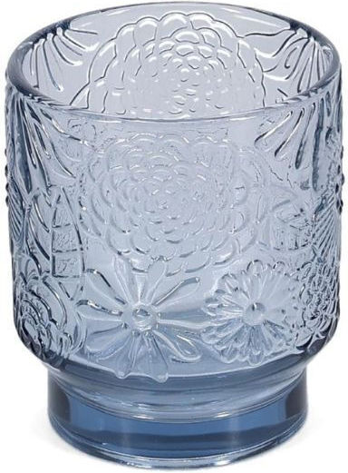 Salt & Pepper Set of Water Glasses Made of Glass in Blue Colour 300ml 4 Pieces