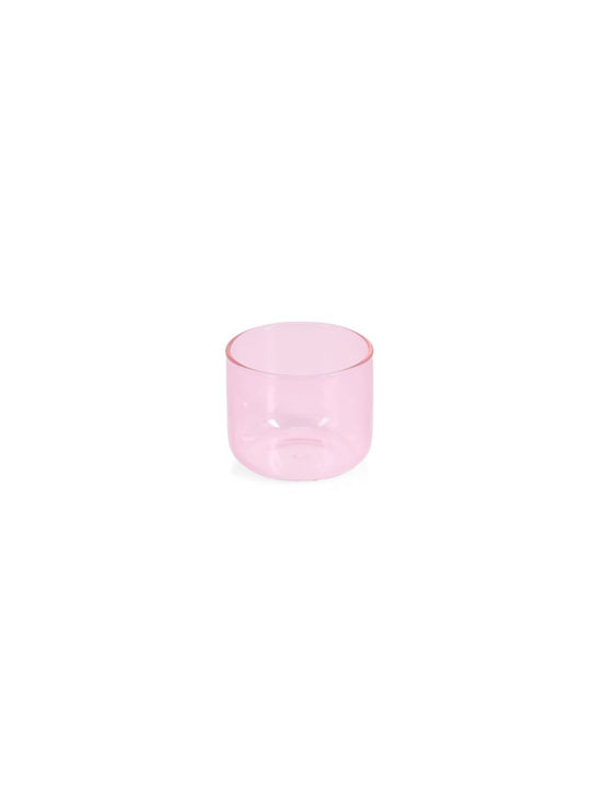 Fizz Set Water Glasses Made of Glass in Pink Color 4 Pieces