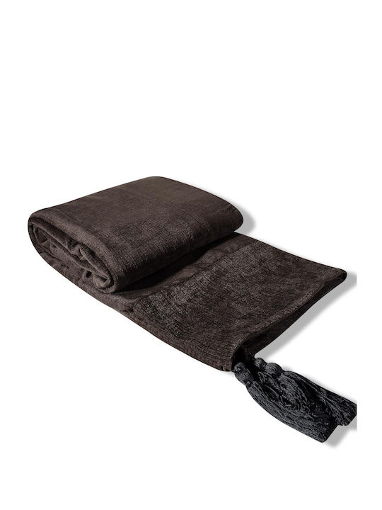Silk Fashion Silk Fashion Sofa Throw 2 Seater Chenille 180x250cm Olive
