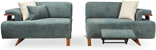 SteweHome Wohnzimmermöbel-Set Luxus Pagonble & Crem Funktion Bett- Pagonble Crem-140cm X 98cm X 45cm