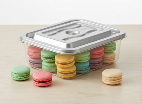 Colorato Silver Food Container 2.7L Colorato Silver Food Container 2.7L