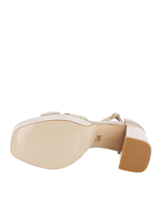 Damen Sandalen Beige