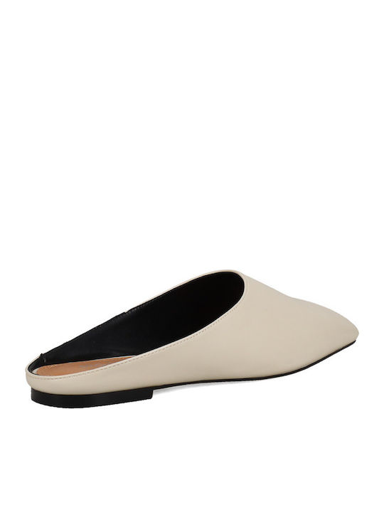 Mules with Heel in White Colour