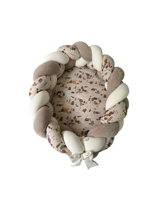 Catriss Baby-Kissen Nest Ecru 70x100cm