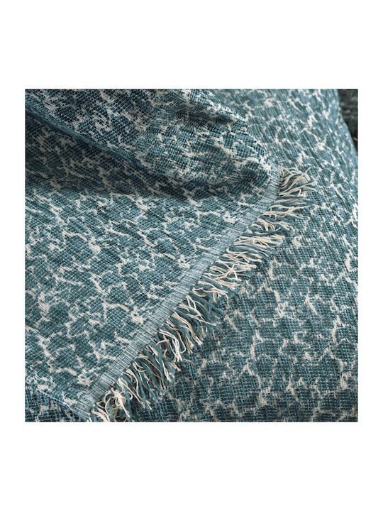 Rythmos Stefan Ριχτάρι Πολυθρόνας Chenille 160x180εκ. Πετρόλ 117-171-2733