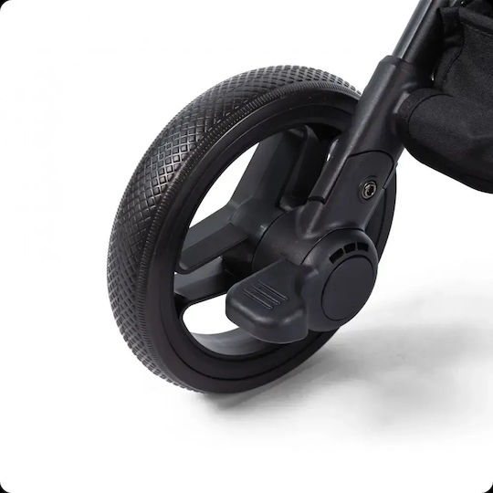 Kidnort Carucior Pentru Bebe Potrivit Pentru Nou-Născut Negru 6.8kg