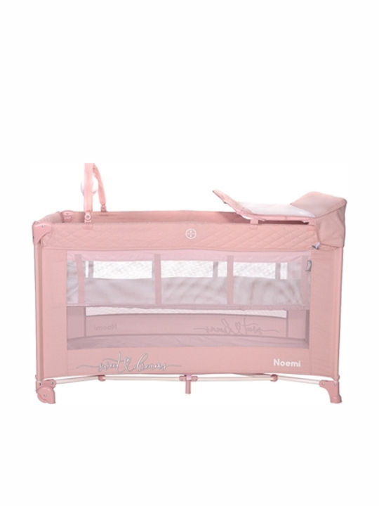 Lorreli Playpen 2 Levels With Changing Table & Mattress Green