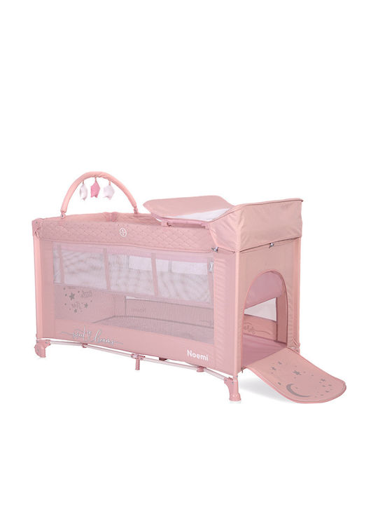 Lorreli Playpen 2 Levels With Changing Table & Mattress Green