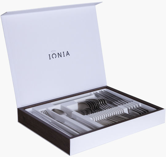 Ionia Сет Прибори За Хранене Сребристи 30 Броя