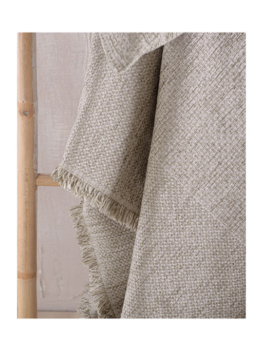 Rythmos Simplin Ριχτάρι Πολυθρόνας Chenille 180x160εκ. Μπεζ