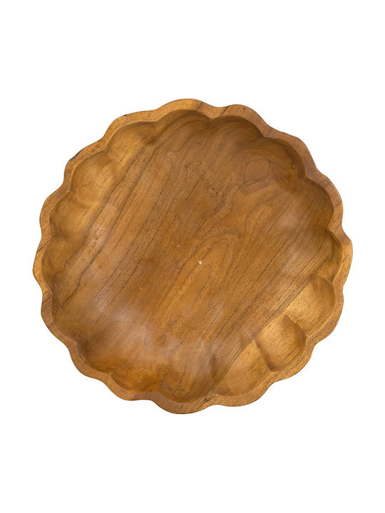 Artekko Διακοσμητική Πιατέλα Ξύλινη Καφέ 25x25x6εκ. Artekko Διακοσμητική Πιατέλα Ξύλινη Καφέ 25x25x6εκ.