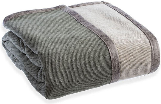 Nef-Nef Homeware New Tanger Τριθέσιου Καναπέ Δύο 'Οψεων Π180xΜ300cm Forest Green / Ecru