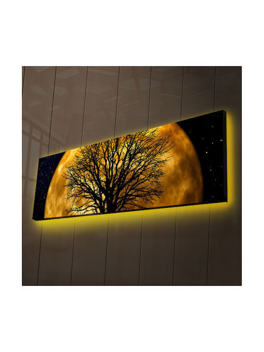 Painting on Canvas with LED Lighting 90x90cm