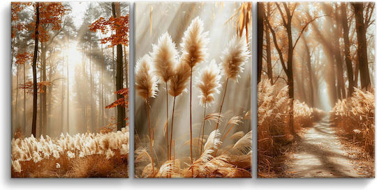 Decowalls Threefold Painting on Canvas 60x120cm
