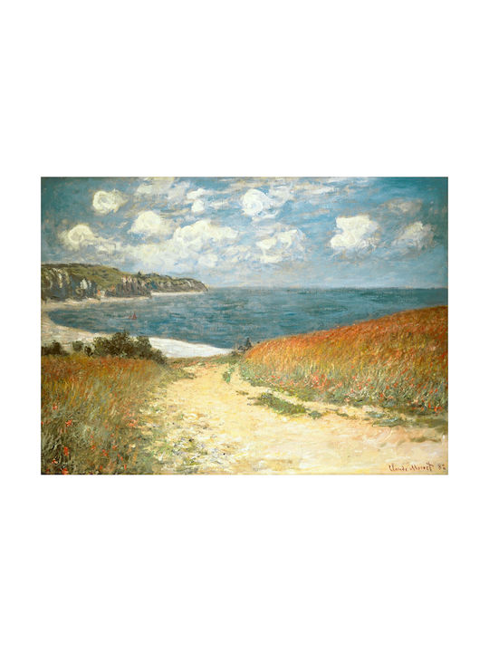 I-gallery Chemin Dans Les Πίνακας Αντίγραφο του Monet σε Καμβά 120x80cm