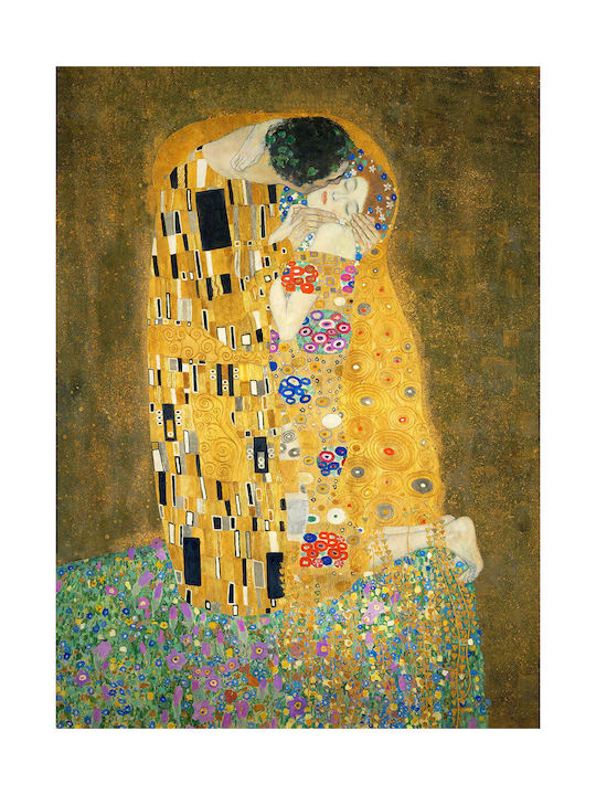 I-gallery The Kiss Gustav Πίνακας Αντίγραφο του Gustav Klimt σε Καμβά 70x100cm