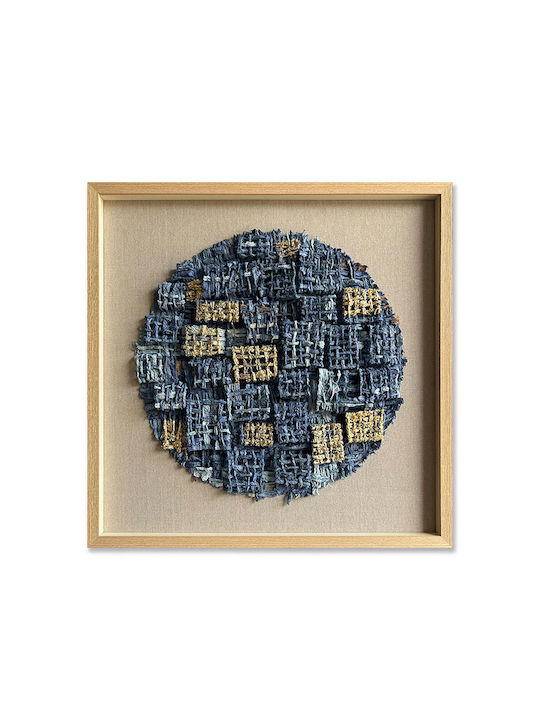 InTheBox Azure World 2 Πίνακας σε Καμβά 80x80cm