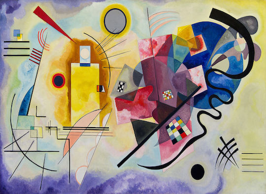 I-gallery Yellow Red Blue Αντίγραφο του Wassily Kandinsky σε Καμβά I-gallery Yellow Red Blue Αντίγραφο του Wassily Kandinsky σε Καμβά