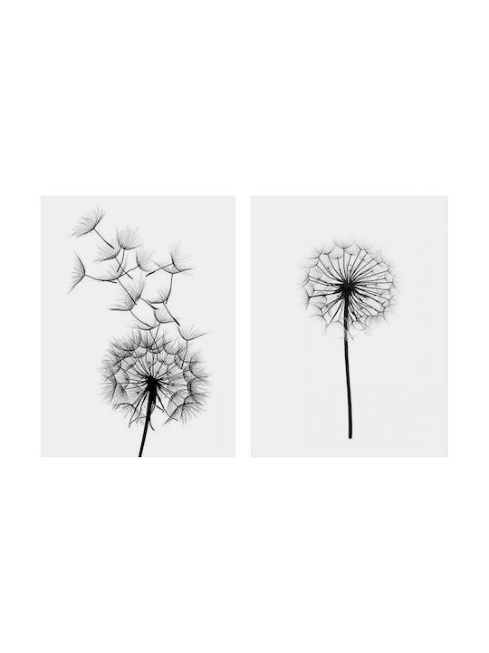 HomeMarkt Dandelion Twofold Painting Plastic 40x60cm