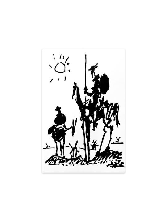 Megapap Don Quixote Painting on Canvas 50x75cm
