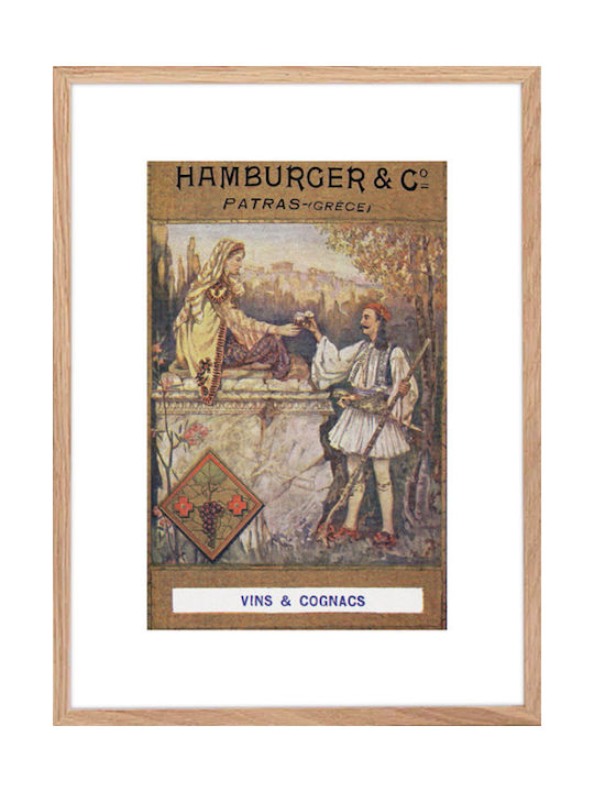 Walls Wooden Frame Poster 40x50cm