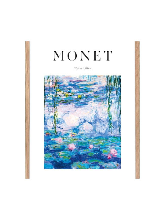 Walls Poster Cadru Reproducție Monet Lemn 60x90cm