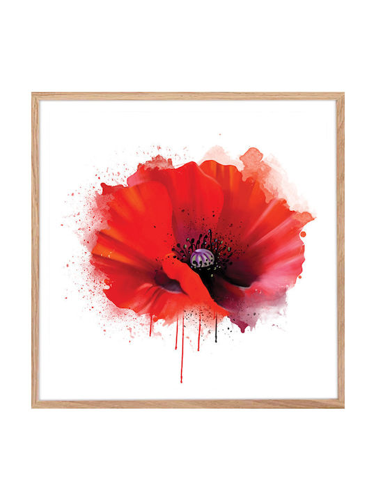 Walls Poster Κάδρο Ξύλινο 80x80cm