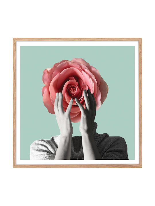 Walls Wooden Frame Poster 50x50cm