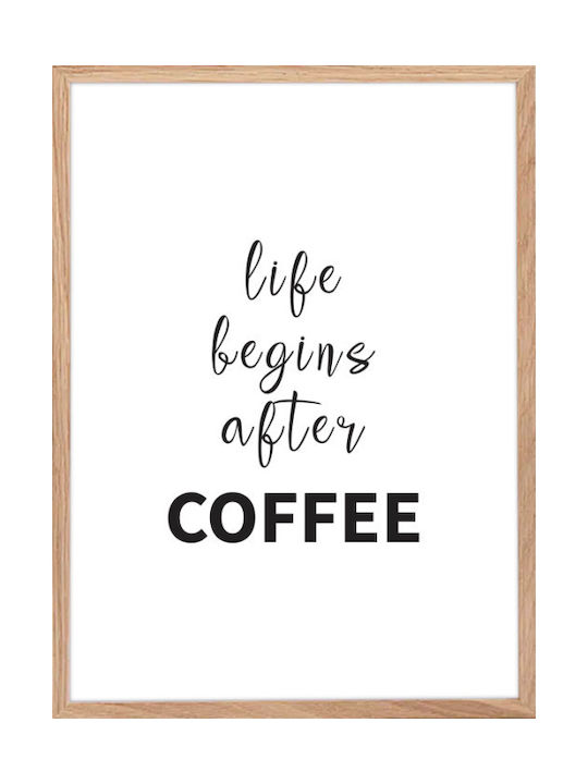 Walls Wooden Frame Poster 40x50cm