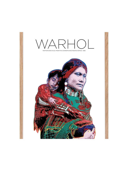 Walls Mother And Child Κάδρο Αντίγραφο του Andy Warhol Ξύλινο 30x40cm
