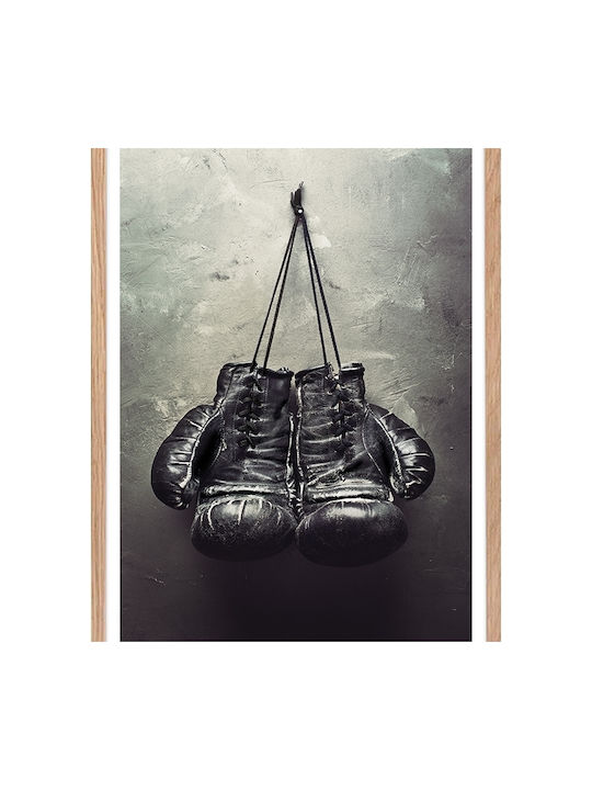 Walls Boxing Gloves Frame Wooden 30x40cm
